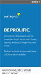 Mobile Screenshot of distrokid.com